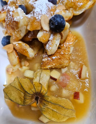 Kaiserschmarrn bei Rothärmel`s beim Mayr